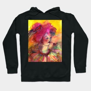 PINKY CLOWN Watercolor Hoodie